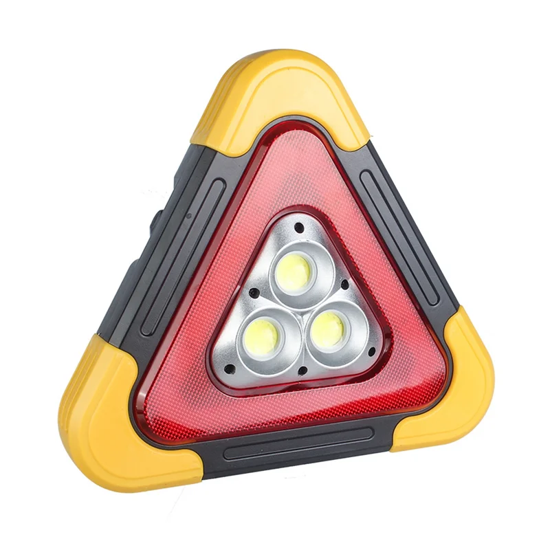 LED Car Warning Light Triangle Warning Light Waterproof Triangle Emergency Light Multi-Function Safety Warning Sign