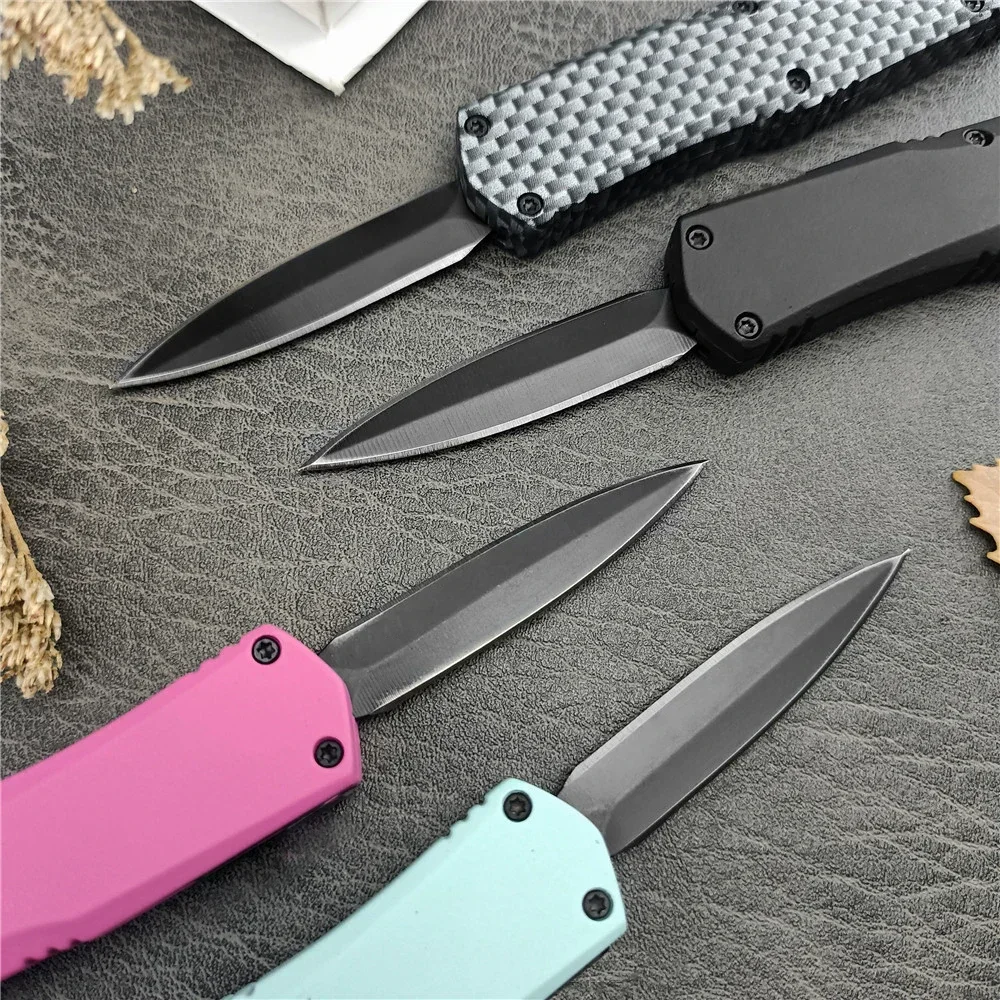 A07 Mini EDC Pocket Folding Knife, for Hunting, Self Defense, Emergency Rescue Outdoor Tactical Knife, Zinc Alloy Handle