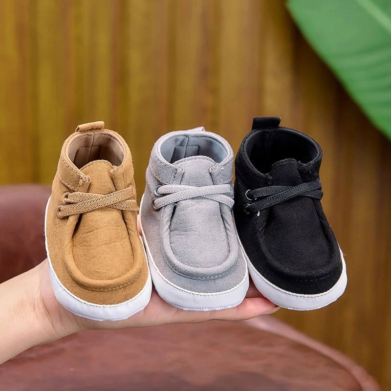 

Spring and Autumn New Style Lightweight Slip-On Fashionable Baby Cloth Shoes for 0-1 Years Old, Trendy Versatile Solid Color Casual Shoes, Baby Walking Shoes Suitable for Indoor and Outdoor Activities