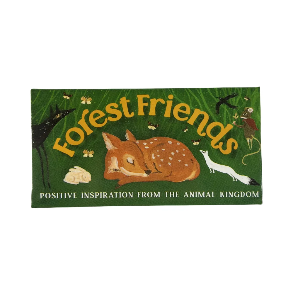 Forest Friends Oracle Cards 40 Mini Delightful Tarot Game Deck Positive Inspiration From The Animal Kingdom Wisdom Edition