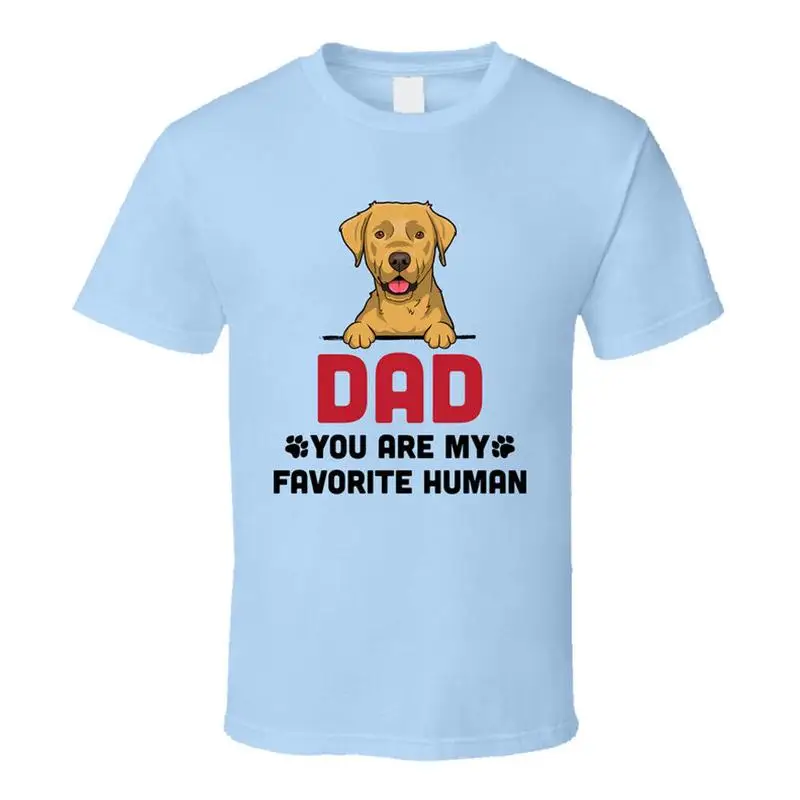 

Labrador Retriever Dad Favorite Human Father's Day T Shirt