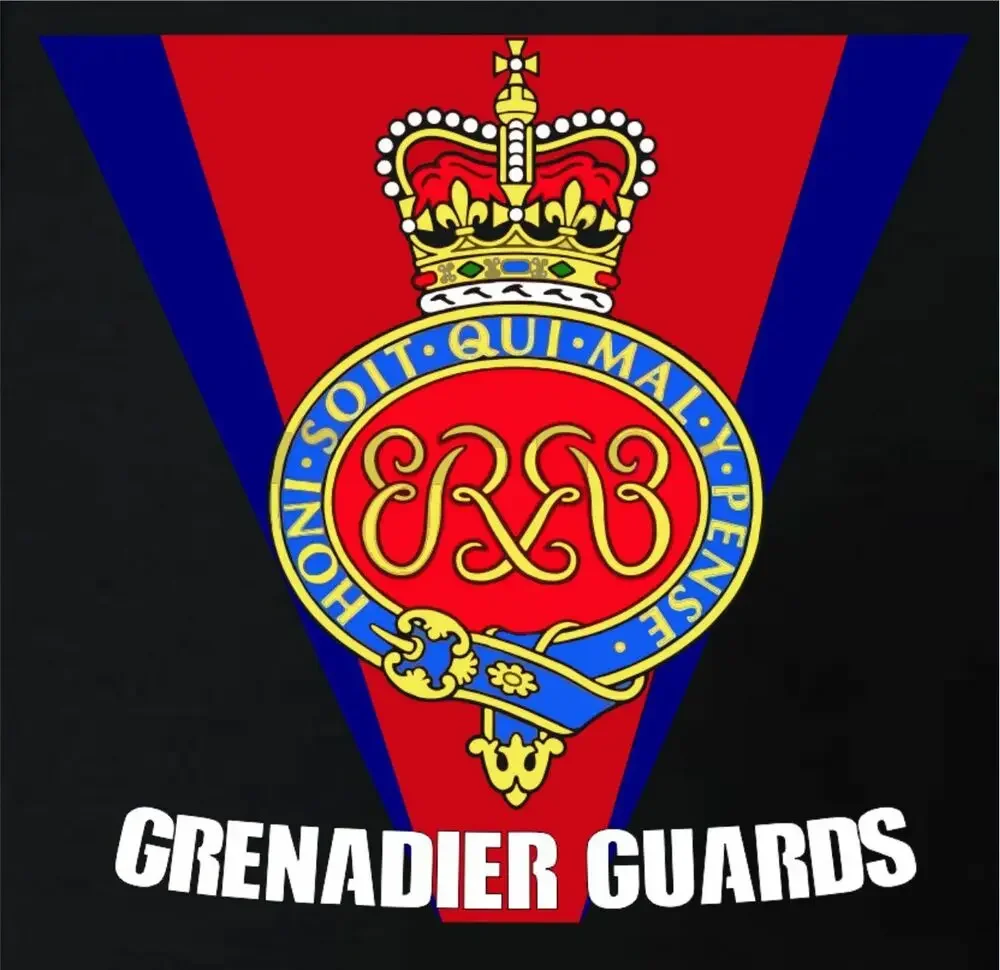 Grenadier Guards T-Shirt Short Sleeve Casual 100% Cotton O-Neck Summer Mens T-shirt Size S-3XL