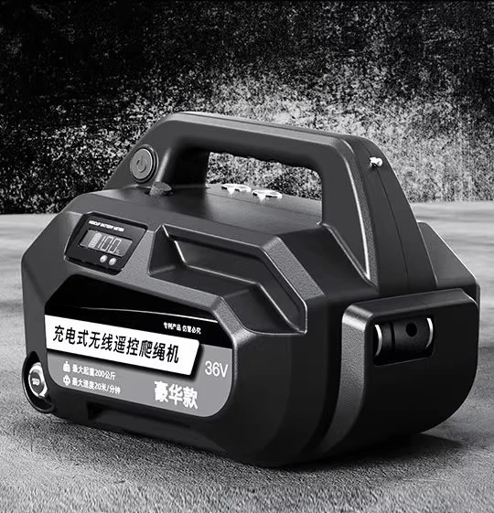 Rechargeable Lift, Electric Rope Climbing Machine ,300 Kg Load 14 M/min,220V Lithium Battery, Hoist