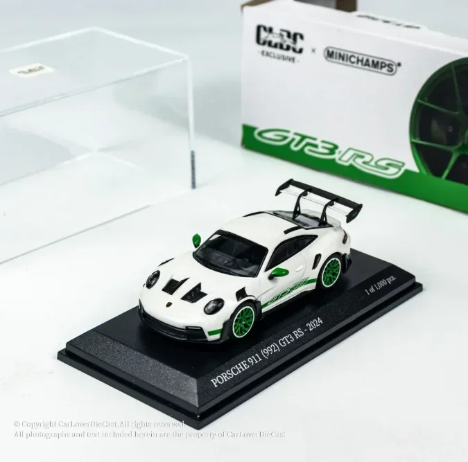 MINICHAMPS 1/64 Porsche 911 GT3 RS Alloy Car Model