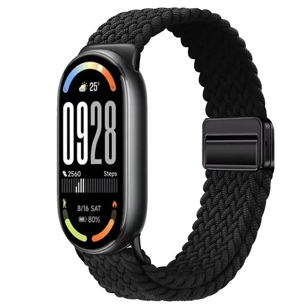 Nylonband für Xiaomi Mi Band 9/8, hochwertiges, atmungsaktives Sportarmband-Zubehör für Mi Band 10 9, NFC, ersetzt das Armband