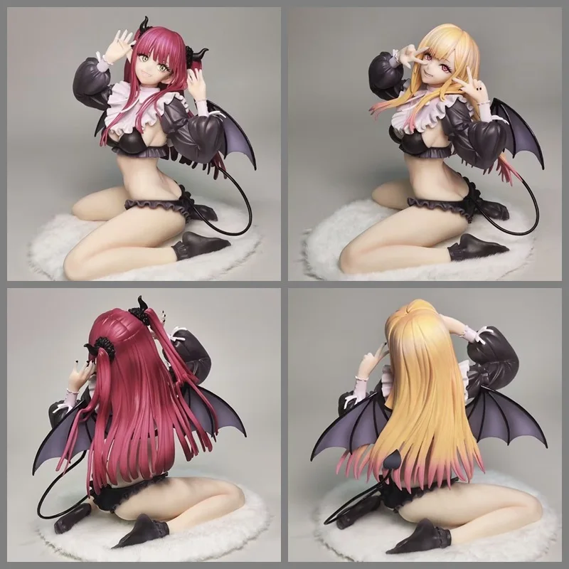 

Anime Figure My Dress Up Darling Marin Kitagawa Liz Little Devil Kneeling Pose Pvc Collectible Computer Case Decoration Boxed