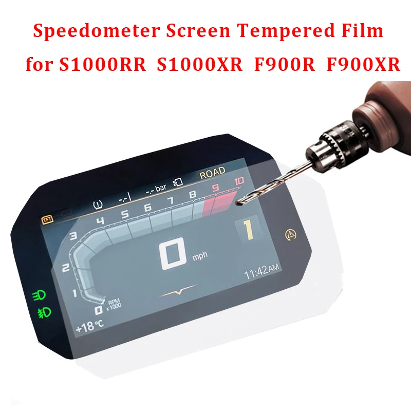 Protector de pantalla para velocímetro, película de vidrio templado HD para BMW F900R, F900XR, R1250GS, S1000RR, C400X, C400GT, F750GS, F850GS, R1200