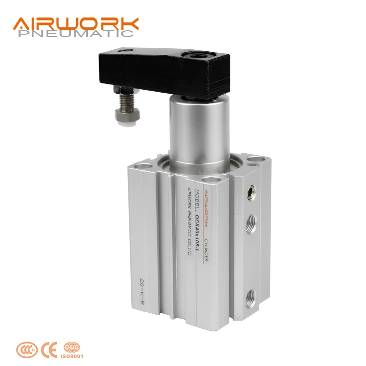 QCK Pneumatic Rotary Clamping  Rotatory Pneumatic Cylinder for Food Processing Custom Pneumatic Cylinder for Clamping