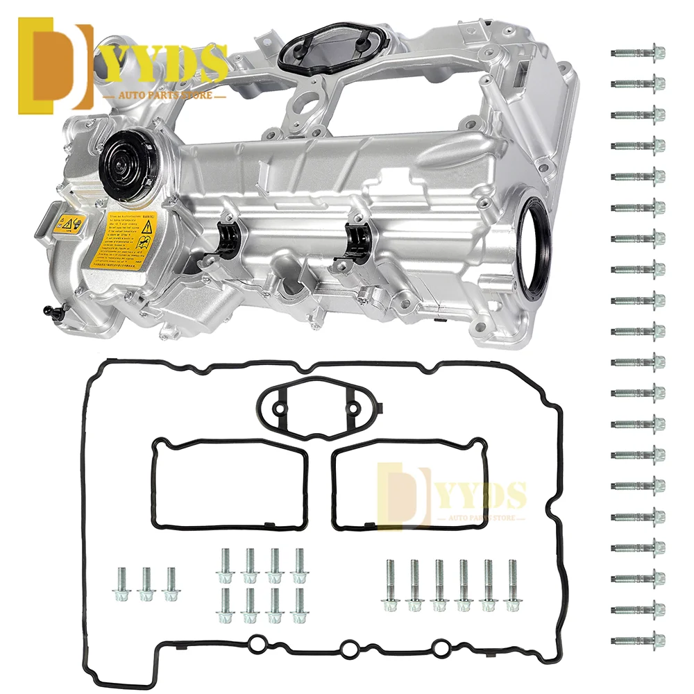 

ALUMINUM Valve Cover Kit 11127588412 For 2012-18 BMW N20 320i 328i 528i X1 X3 X5 Z4 2.0L L4 Engine Valve Cover 11127625477