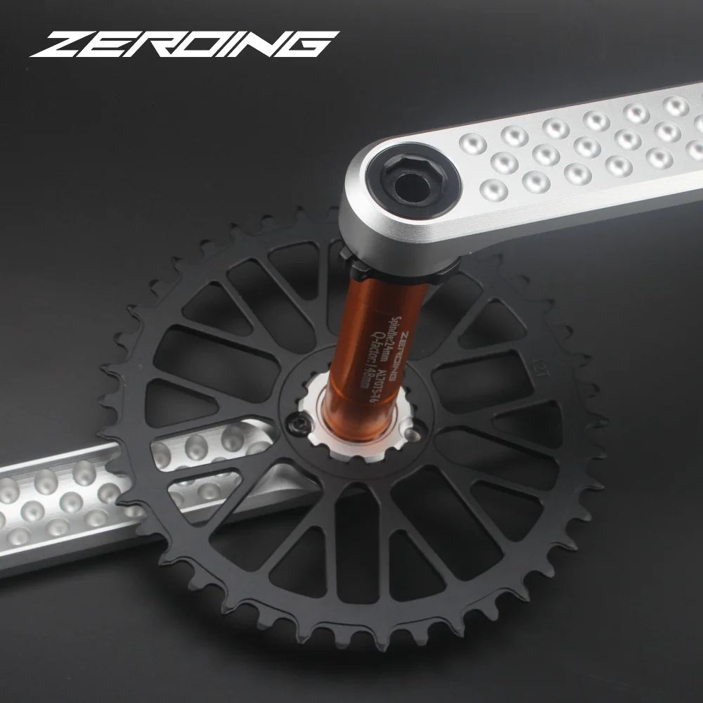 ZEROING Road Folding Bicycle Crankset 10/11/12speed Single Chainring 40/42/44/46/48T With Bracket Bottom BSA For Gravel Bike