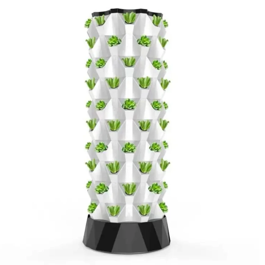 

2025Aquaponic Tower Hydroponic Equipment Home School Vegetable Planter Pineapple Tower Strawberry Cultivation Towers