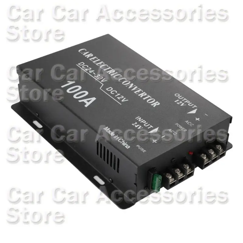 

242D Waterproof 100A 1200W Reducer Module 20-30V Step Down to 12V 70A Output