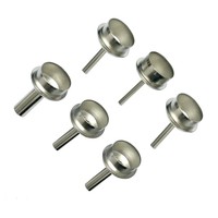 45 Degree Curved Hot Nozzle 6pcs Curved For QUICK 861DW Hot Air Rework Station Stainless Steel 3mm/4mm/5mm/7mm/8mm/10mm