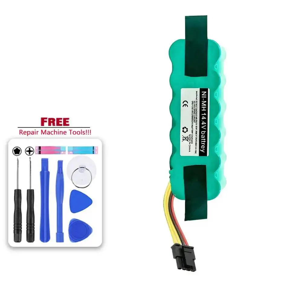 

Battery 3500Mah For Kitfort KT504 For Haier T322 T321 T320 For Panda X500 X580 X600 For Ecovacs Mirror CR120