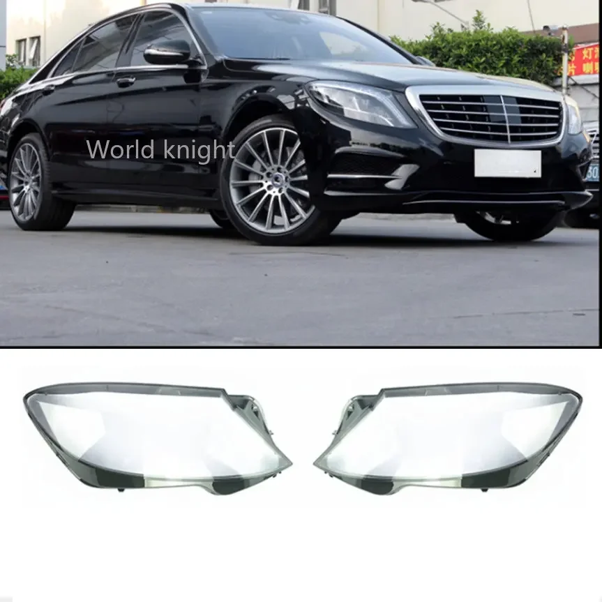 

Car Front Headlight Lens Glass Shell Headlamp Lampshade Lampcover For Mercedes-Benz S-class W222 S320 S400 S500 S600 2014-2017