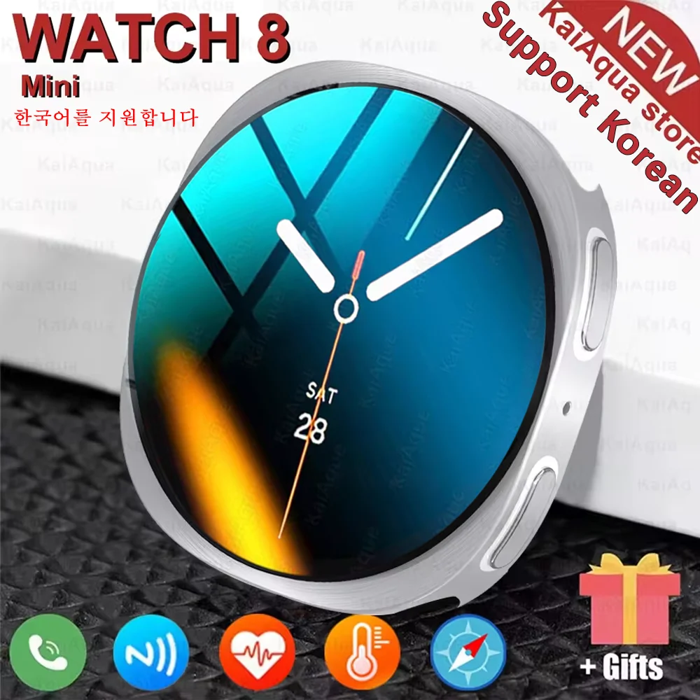 

2026 New Watches 8 Mini GPS Track Smart Watch For Men Women Health Sport AMOLED Heart Rate Bluetooth Call Waterproof Smartwatch