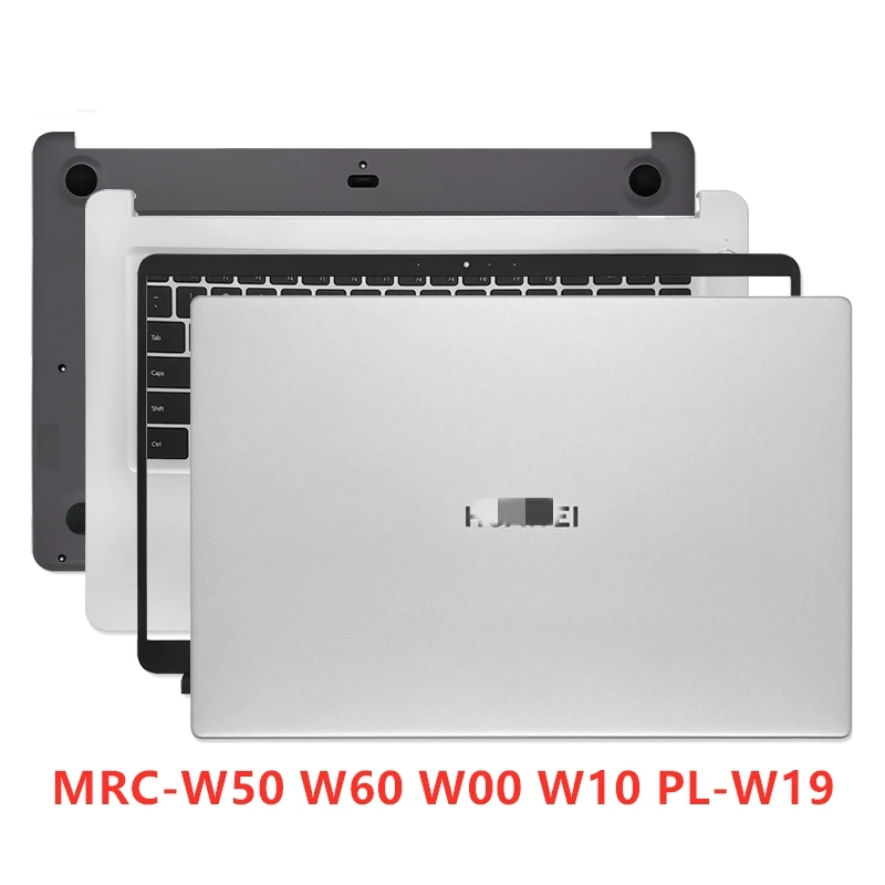 Nowy laptop do HUAWEI MRC-W50 W60 W00 W10 PL-W19 tylna pokrywa górna obudowa/przednia ramka/podparcie dłoni/dolna pokrywa dolna