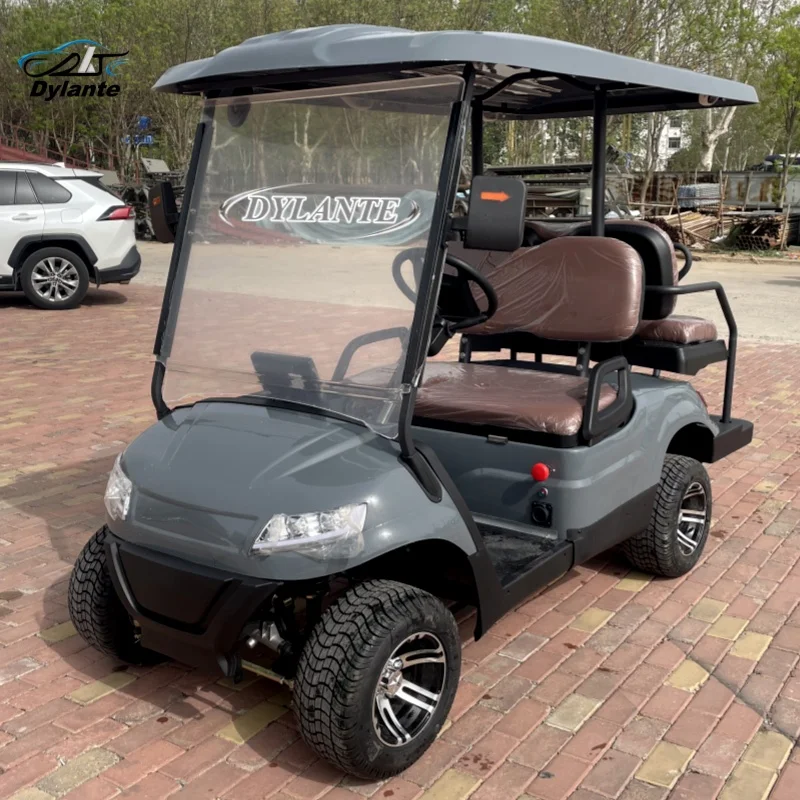 

Wholesale 2-6 Seat Comfort Electric Golf Cart with 4KW Motor 48V Lithium Battery Customized Multipurpose Family Passenger Car