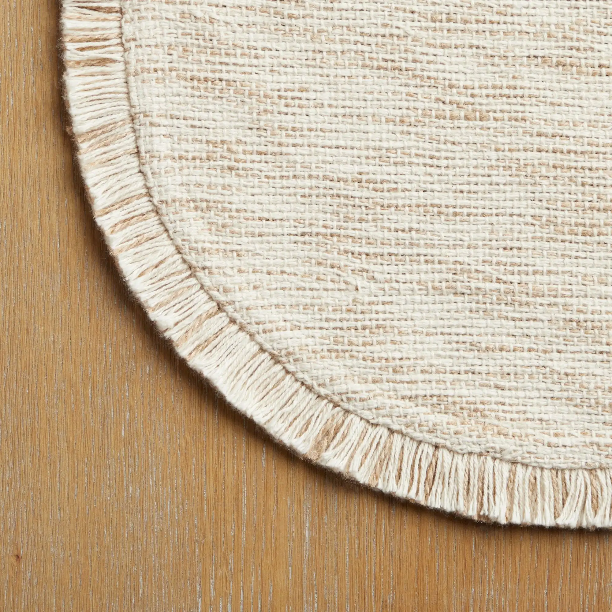 Better Homes & Garden Lilli Stoff-Tischset, natur, 17 Runde, 1-teilig