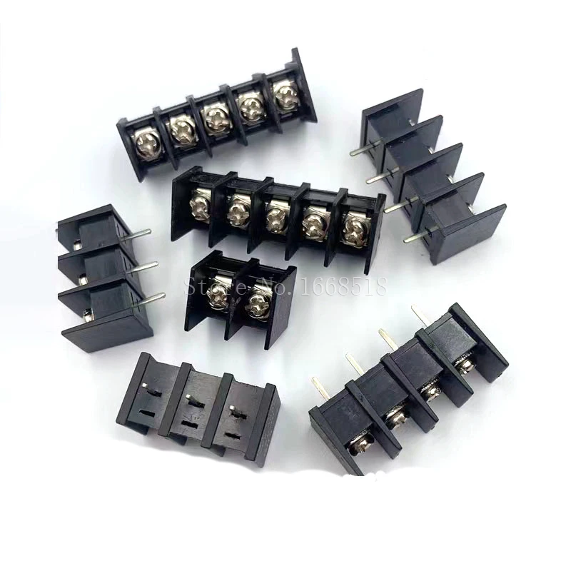 50PCS Barrier Type Terminal Block Palisade Type PCB Connecting Terminal KF25C 7.62mm 2P 3P 4P 5P 6P 7P 8P 9P 10P 11P 12P