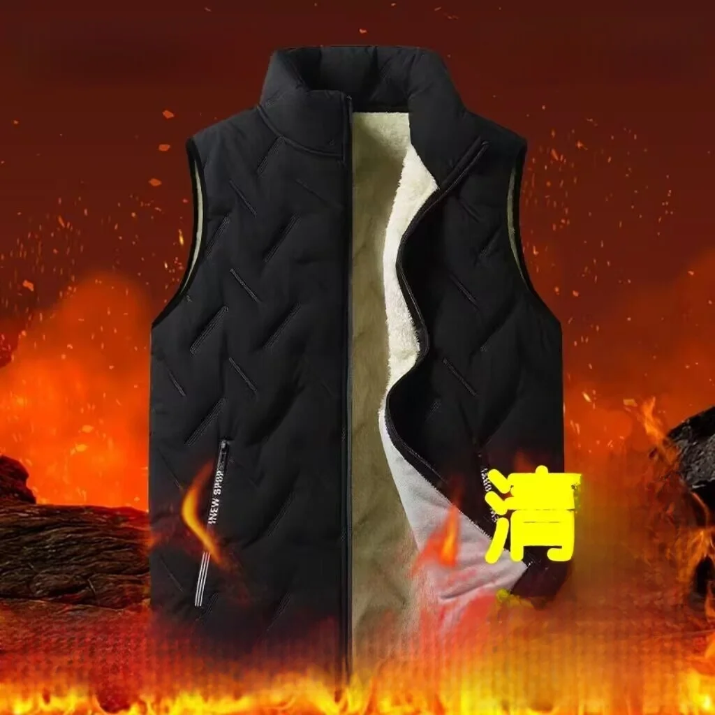 

Осень-зима, мужской легкий теплый бархатный жакет вниз ягненка, подставка на молнии, украшение, Thiened Fce на подкладке