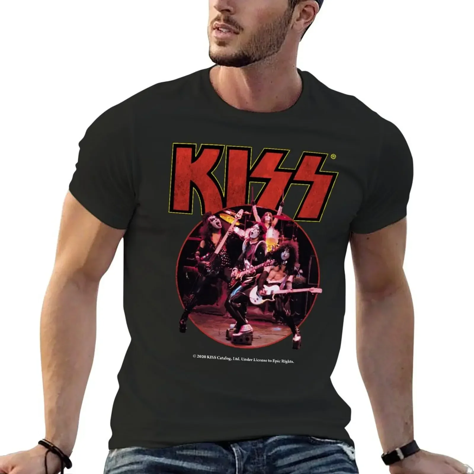 

Kiss Band T-Shirt gifts for boyfriend Blouse clothes for men