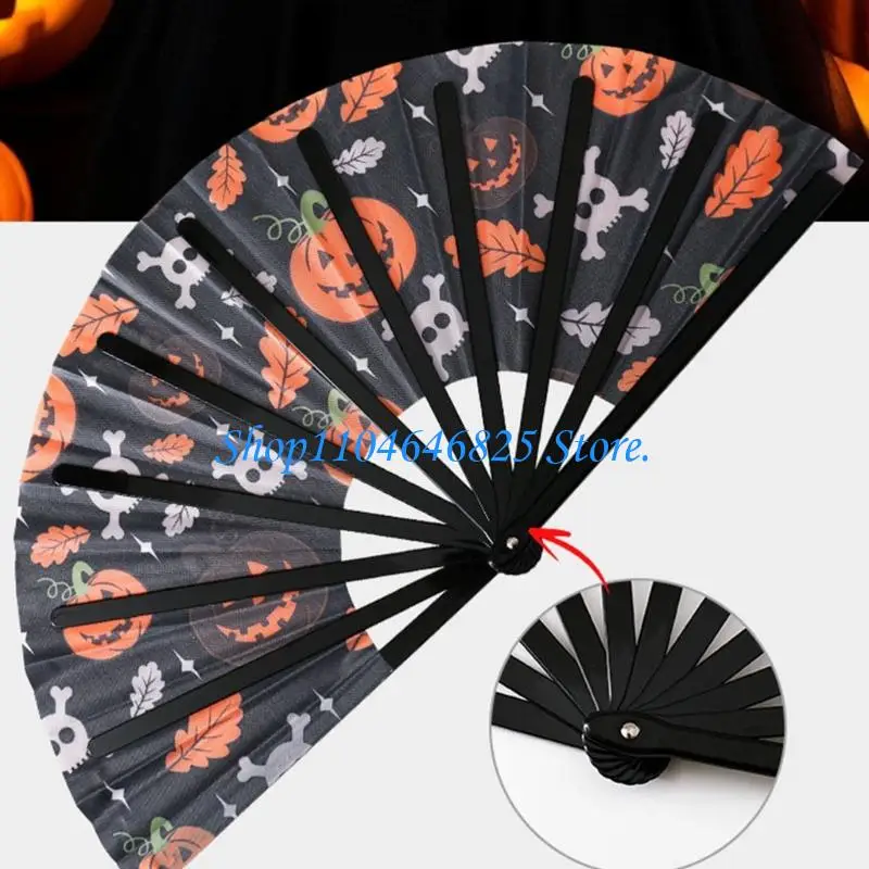 Plastic Festival Fan Halloween Costume Accessory Portable Themed Decoration