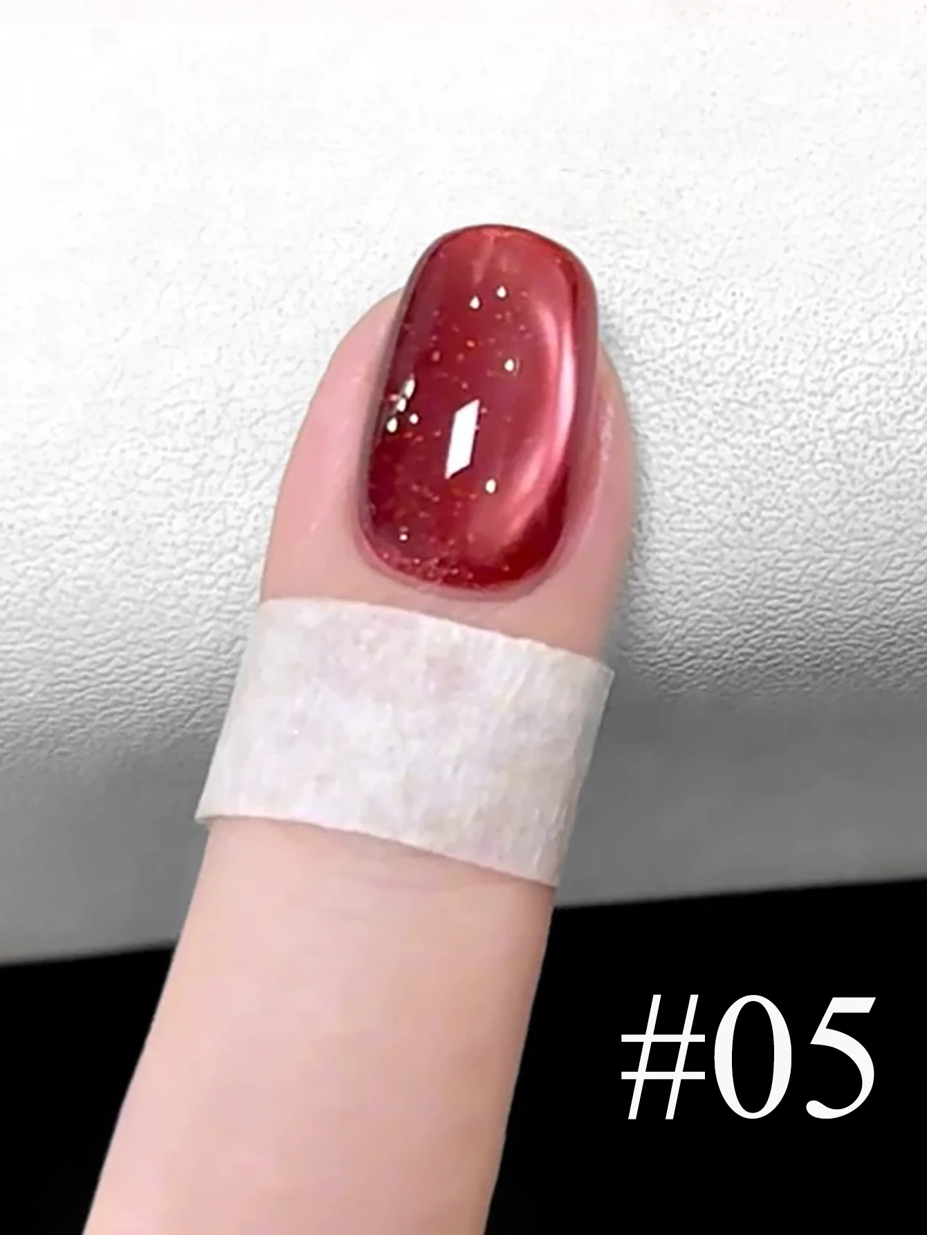 미아넬 12ML 1-10개 핑크 피치 글래스 비즈 캣 아이 젤 네일 폴리쉬 2025 신상 크리스탈 핑크 네일 가을 네일 할로윈 네일