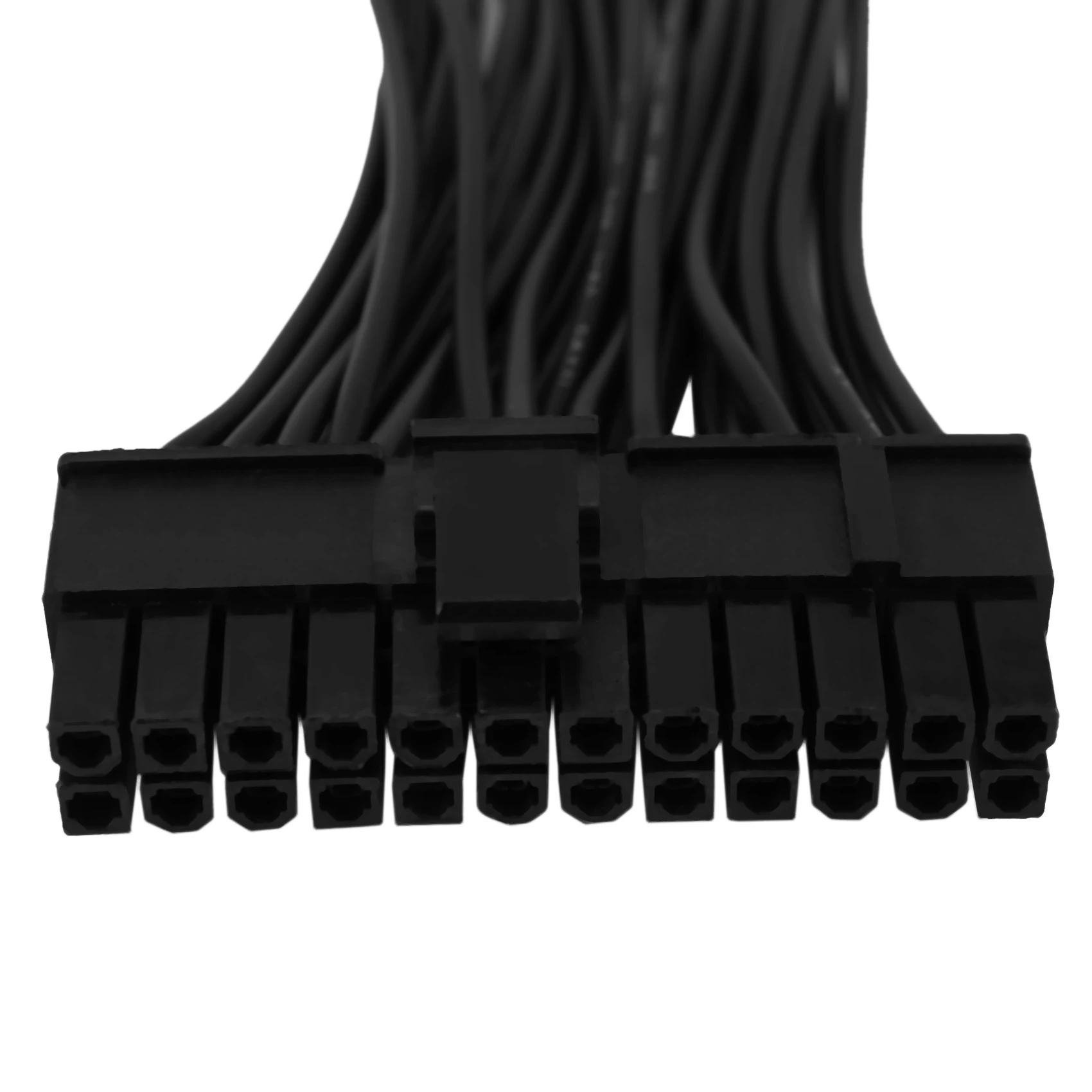 QWE-5X Power Supply Splitter, Dual PSU Cable Adapter 24 Pin 20+4 Pin ATX Motherboard Adapter Extension Cable