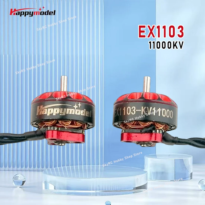 

Бесколлекторный двигатель HappyModel EX1103 11000KV 1-2S для FPV-модели Micro Mobula 8 90 мм, запчасти для самостоятельной сборки