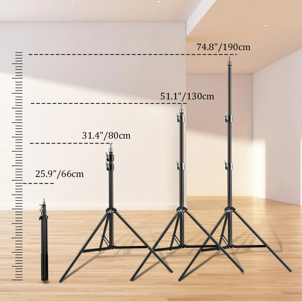 2/2.8M Projector Bracket Stand Stainless Steel Big Tripod Foldable Light Tripod Photography For Spot Light Softbox Photo Studio