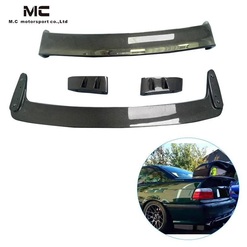 

For BMW E36 Carbon Fiber Trunk Spoiler Rear Duck Tail Spoiler Carbon Fiber Rear Wing