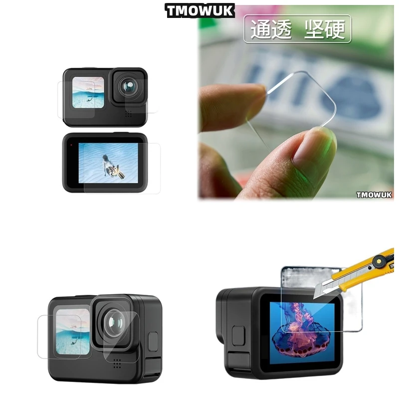 

For GoPro Hero 13 Anti Blue Light Privacy Protector - Tempered Glass 9H Scratch Resistant Full Cover