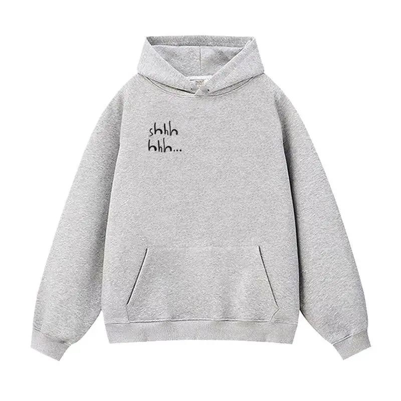 الدراما التايلاندية سرنا LingOrm Orm Kornnaphat نفس المخملية الجولة الرقبة البلوز هوديي مع طباعة رسالة إبقاء فضفاضة #1