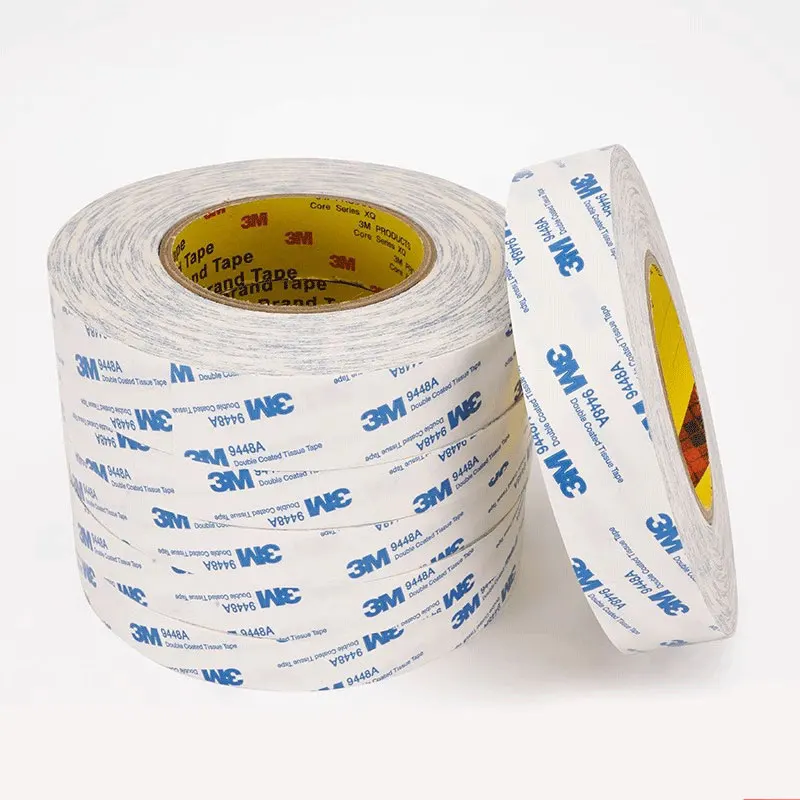 3M Double-sided Adhesive Tape 50 meters 9448A White High Adhesion Office Student Vehicle Decoration Adhesive Paper Handmade Tape