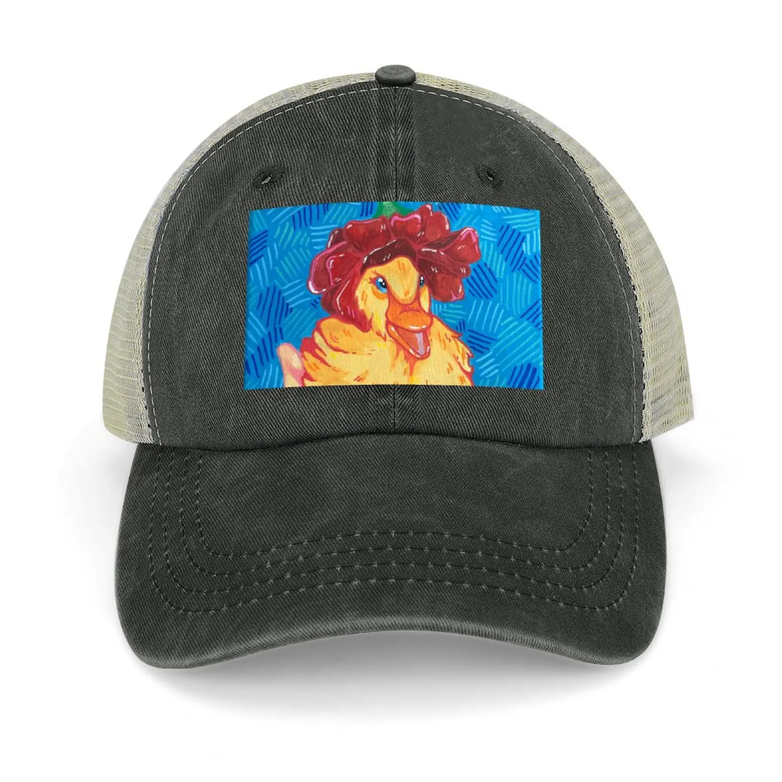 

Duck with flower on its head (: Baseball Cap men's big size hat Visor Kids Hat Women's Hats 2025 Men's