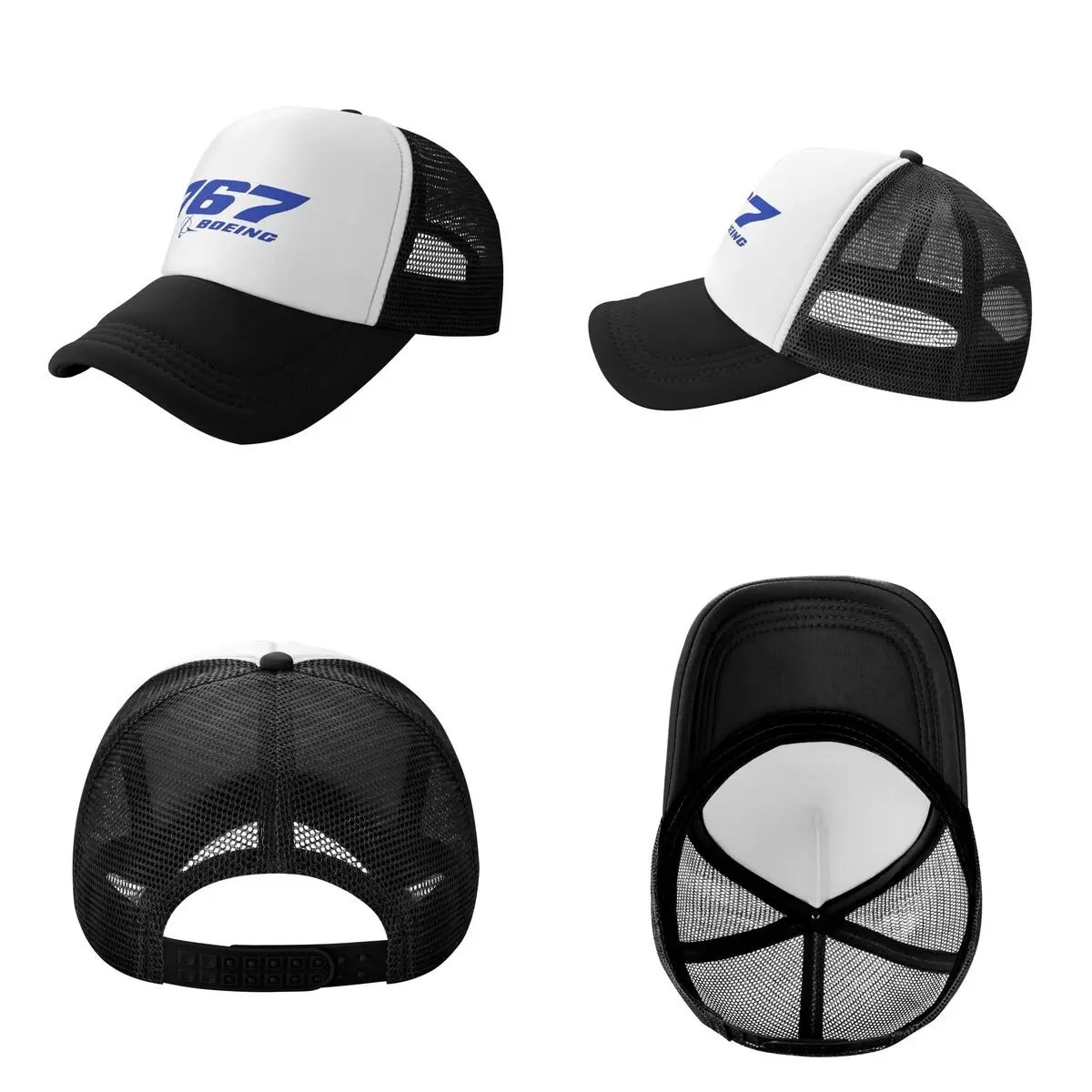 Boeing 767 Logo Essentiële Cap Mode Casual Mesh Baseball Caps Verstelbare Hoed Hip Hop Zomer Unisex Baseball Hoeden Polychromatisch