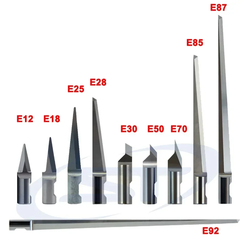 Ecocam Esko Kongsberg Lâmina Oscilante de Carboneto Sólido Faca Tangencial E12 E18 E25 E28 E30 E50 E70 E85 E87 E92 W38 W60