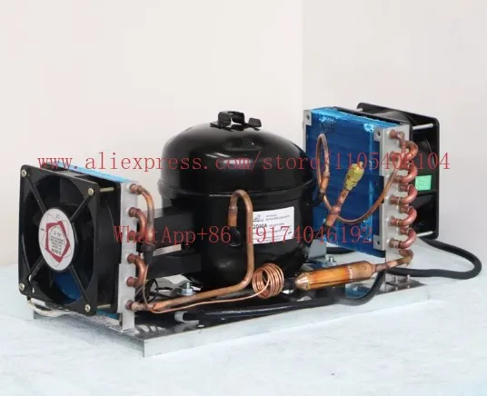 BD25A 12V/24V small air-cooled unit  refrigeration integrated unit can be turned on for refrigeration and temperature control