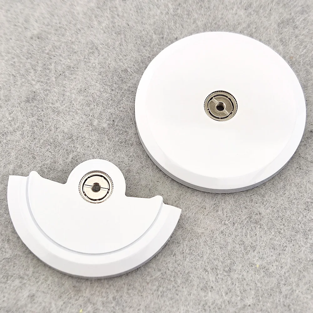 NH35 Oscillating Weight Rotors White Enamel Sterile Metal Movement Rotor Compatible For NH35/36/38 4R Movement Replacement Parts