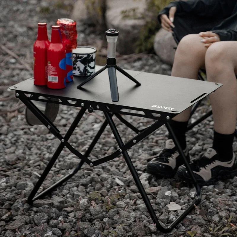 

GY69 Outdoor Tactical Folding Table, Lightweight Aluminum Alloy, Portable Picnic Table for Camping, Hiking, Outdoor Adventures