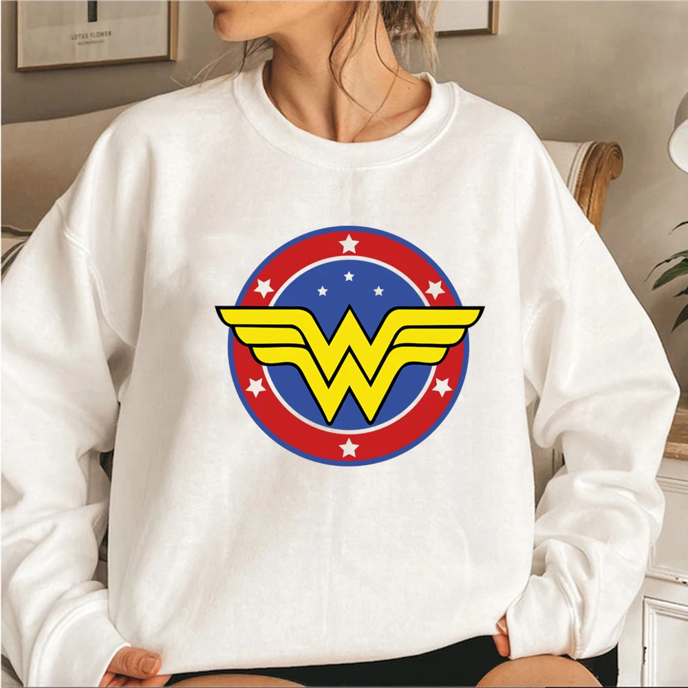 

Wonder Female Sweatshirt Mother's Day Gift Women Power Hoodies Superhero Mama Hoodie Wonder Mom Crewneck Sweatshirts Pullover