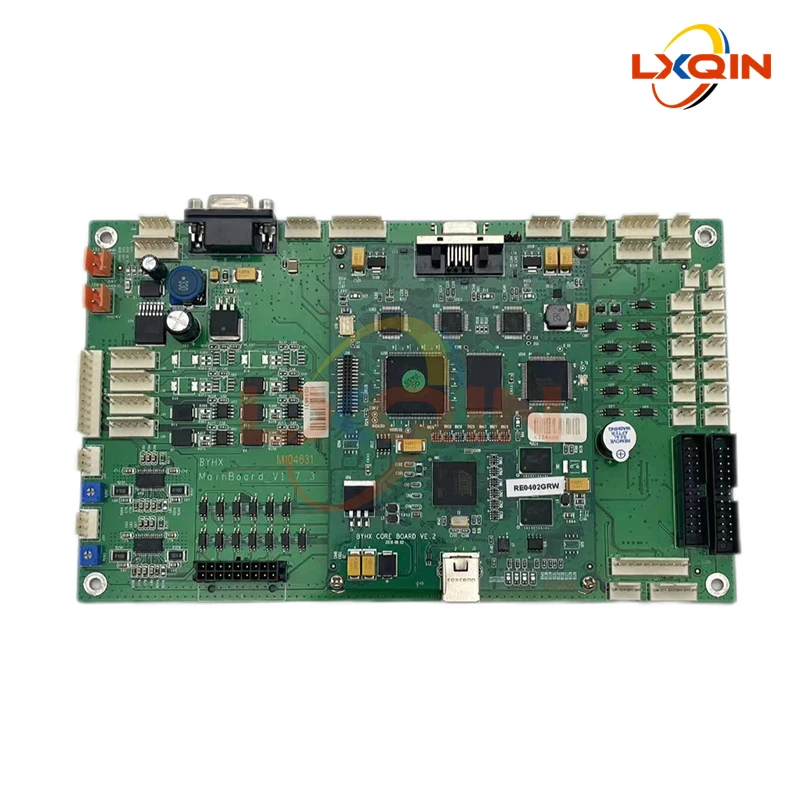 Papan LXQIN BYHX untuk DX5 Printhead kepala ganda untuk Xuli manusia Allwin Twinjet papan kereta Printer MainBoard V1.7.3 V1.7.2