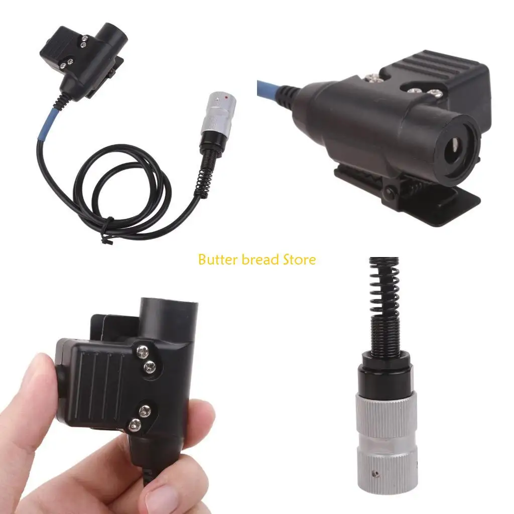 

W89C U94 PTT Адаптер для наушников 6-контактный разъем для AN/PRC148 и AN/PRC152