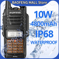 Baofeng UV-9R Plus IP68 Waterproof Long Range 16KM Walkie Talkie 10W Powerful  CB Radio VHF/UHF Portable Ham UV9R hunting