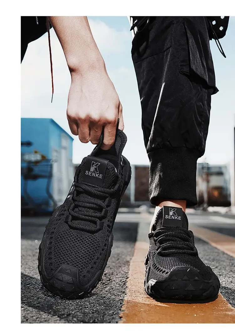 Herren 2026 Neue Sommer Mesh-Sneaker Leichte Lauf- und Sportschuhe Atmungsaktive Weiche Sohle Rutschfeste Freizeitschuhe – Detail 13
