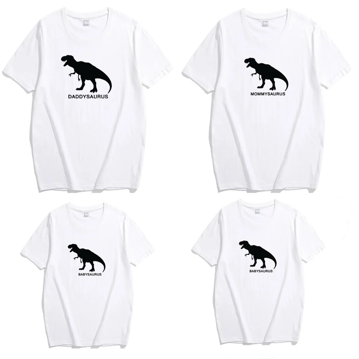 Dinosaurs Mummysaurus BabySaurus T-Shirt Baby Grow Set Dad Family Matching Cool Casual Pride T Shirt Men Unisex New Fashion