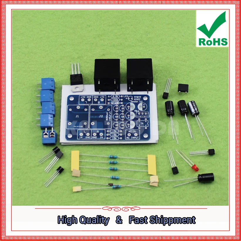 Speaker Speaker Protection Board Parts With Dual Relay Power Amplifier With Start-up Delay And DC Protection E1A4