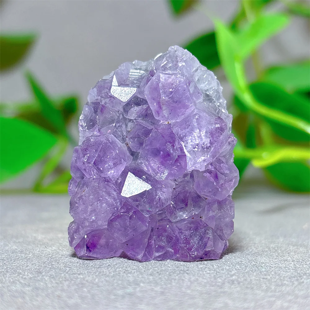 Amethyst Cluster Free Form Crystal Natural Quartz Stone Home Decoration Minerals Reiki Gifts Energy Healing Garden Decorations