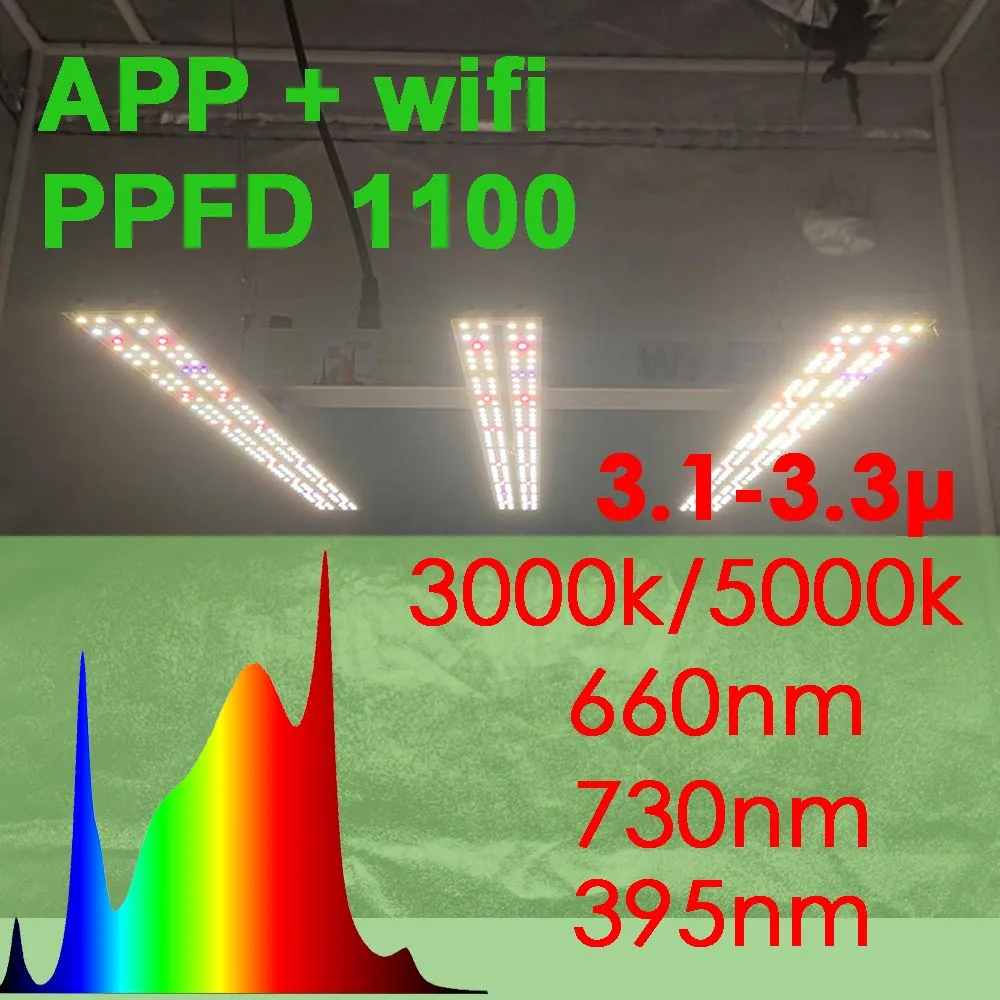 SOLIDEE APP WiFi Control 180W Quick Spider L2 LED Grow Light PPFD Upto 1100 Usage for Horticulture Indoor Plants